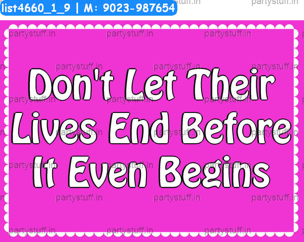 Save girl child Slogans 3