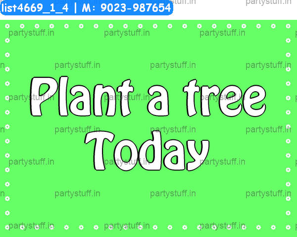 Tree plantation Slogans