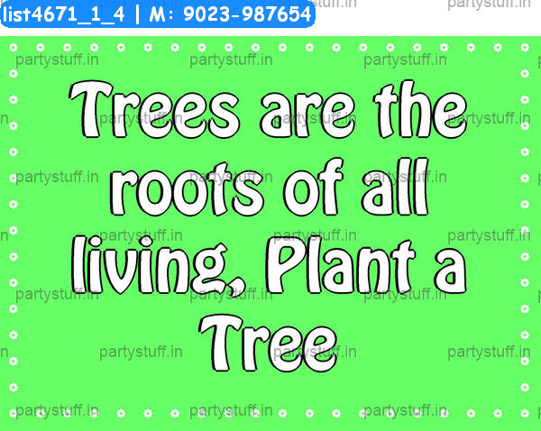 Tree plantation Slogans 3