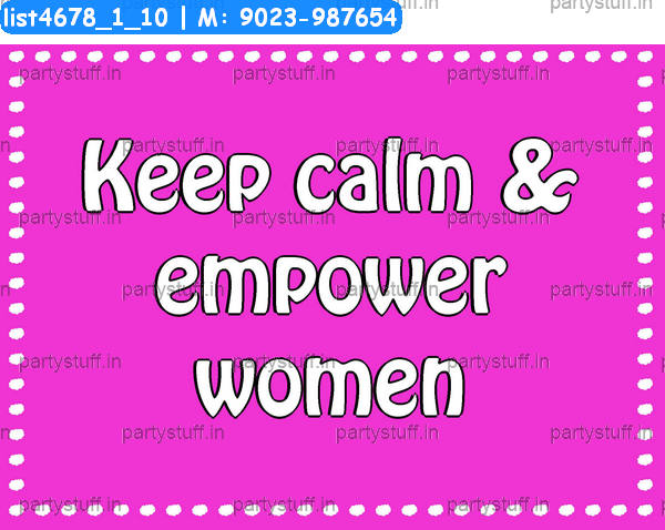 Women empowerment Slogans