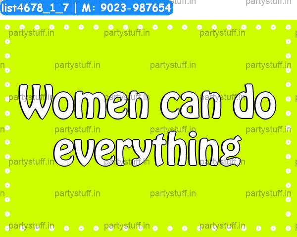 Women empowerment Slogans