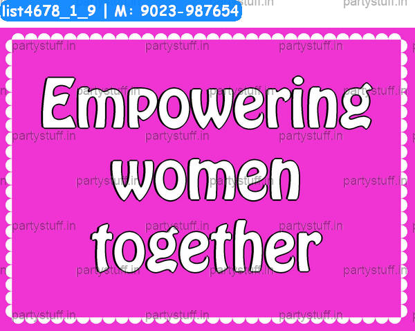 Women empowerment Slogans