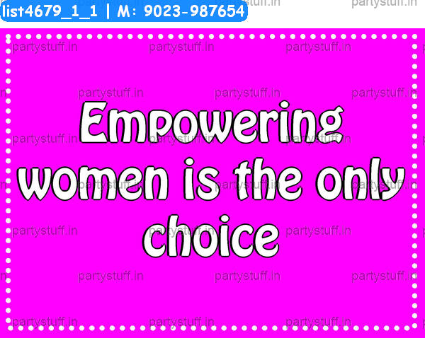 Women empowerment Slogans 2