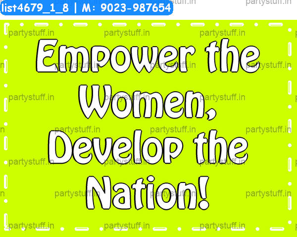 Women empowerment Slogans 2