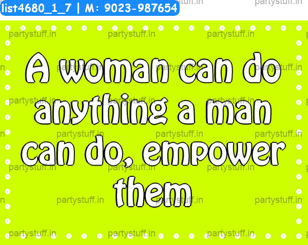 Women empowerment Slogans 3
