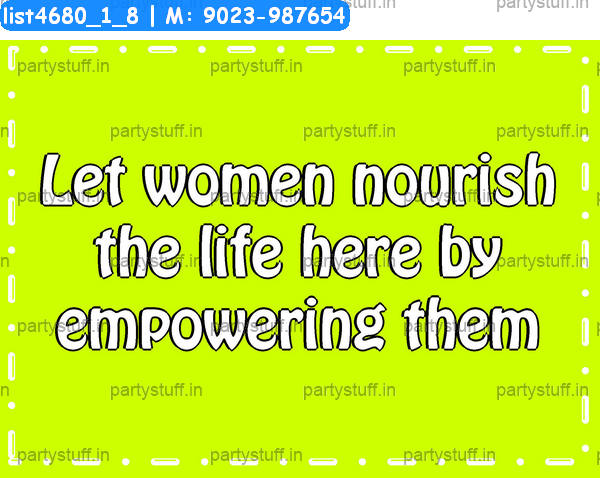 Women empowerment Slogans 3
