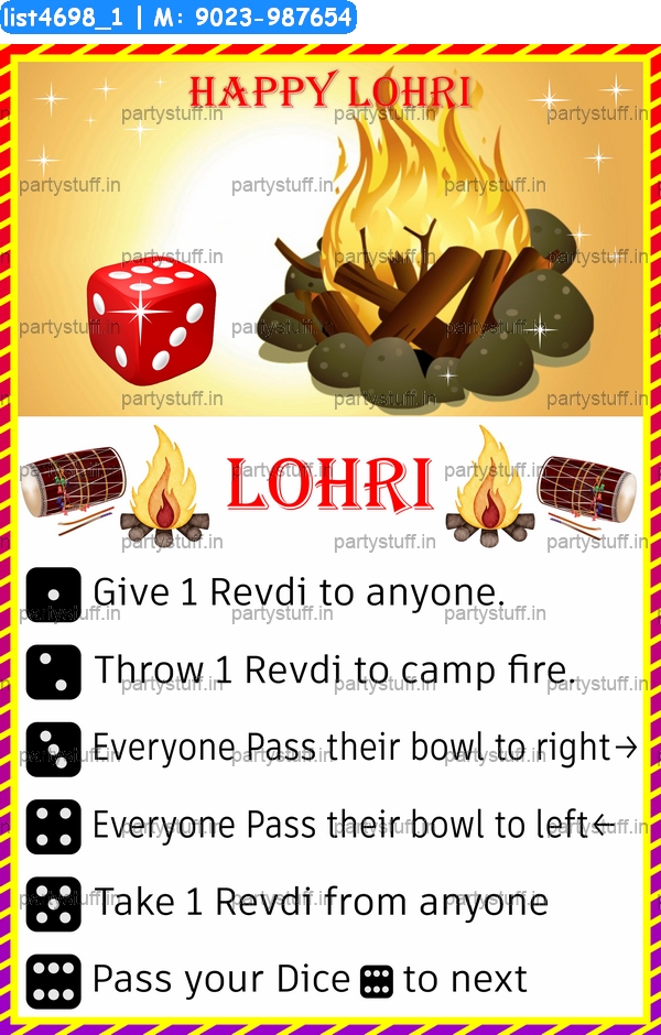 Lohri Dice Game