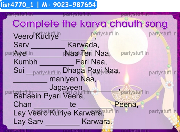 Complete Karwachauth song