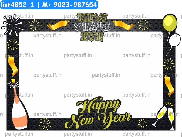 New Year Party Selfie Frame