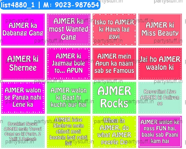 AJMER city Speech Bubbles