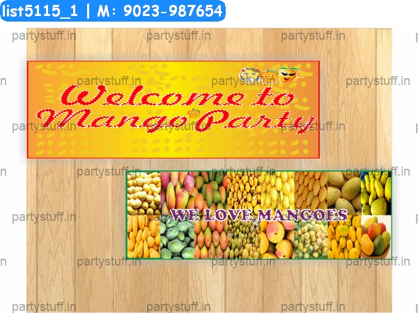 Mango party banner