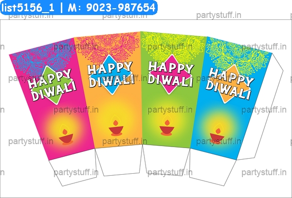 Diwali Popcorn Box