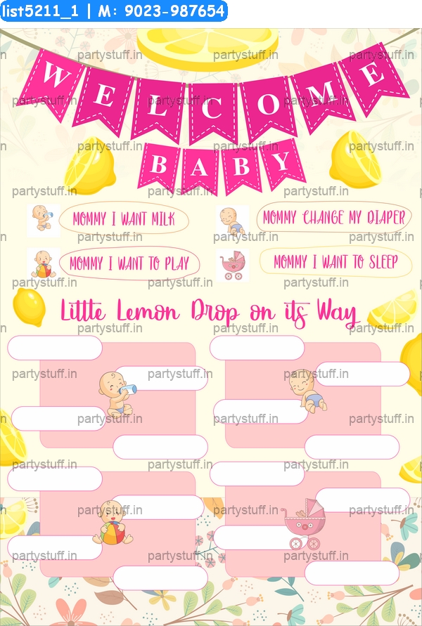 Baby Terms pink lemon