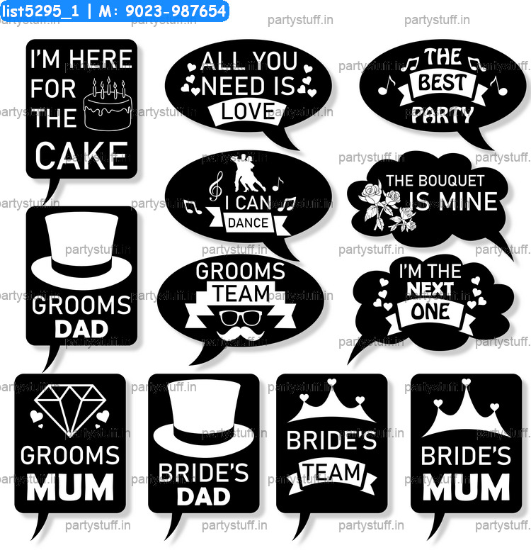 Wedding Party Props 6