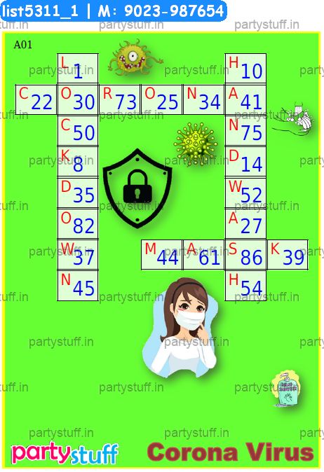 Coronavirus crossword kukuba