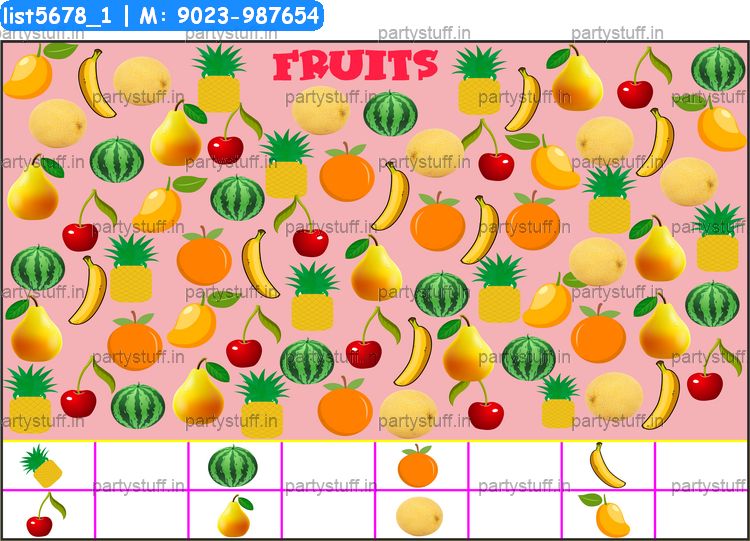 Count Fruits