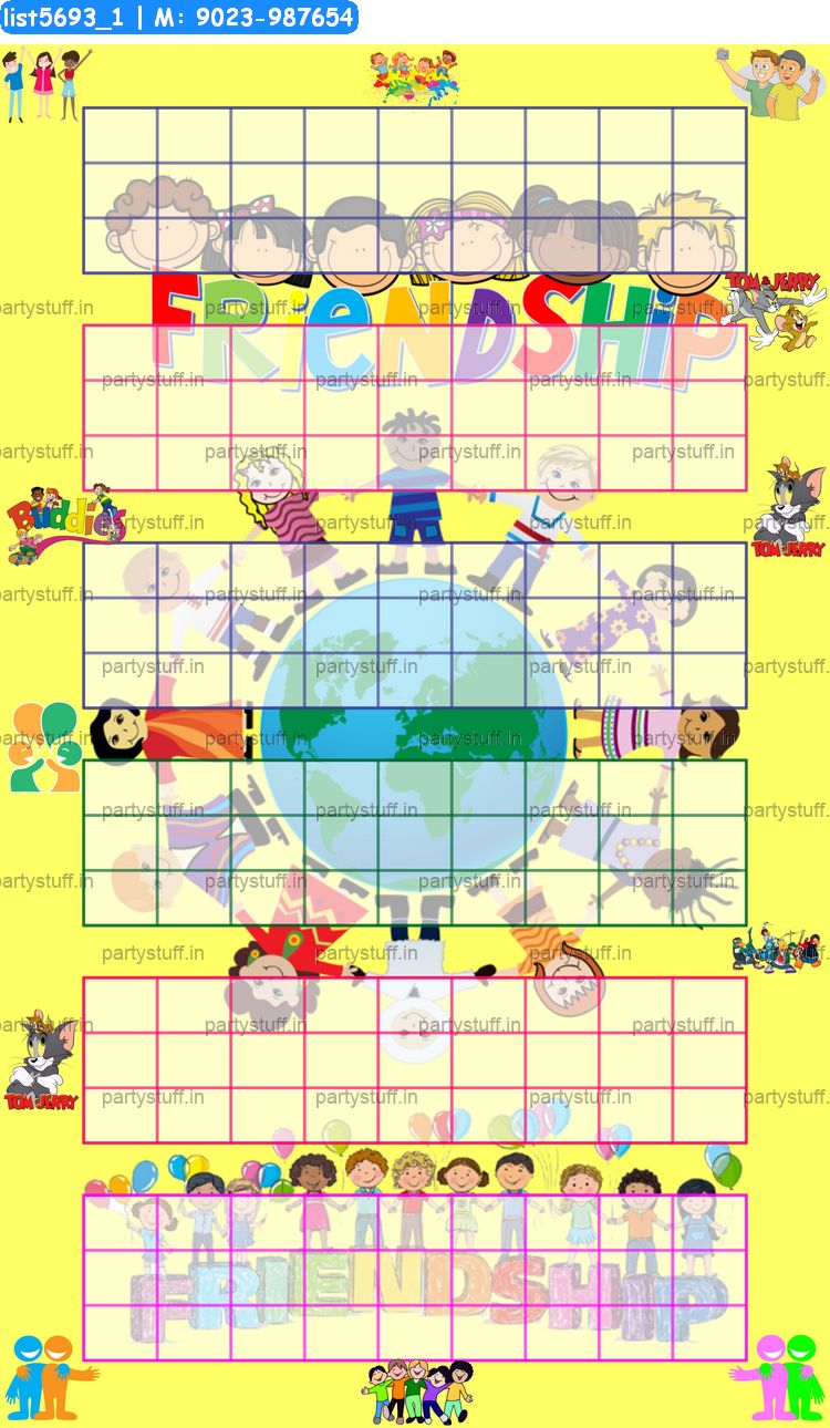 Friendship hexa classic grid