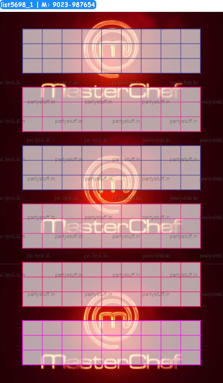 Masterchef Hexa classic grids