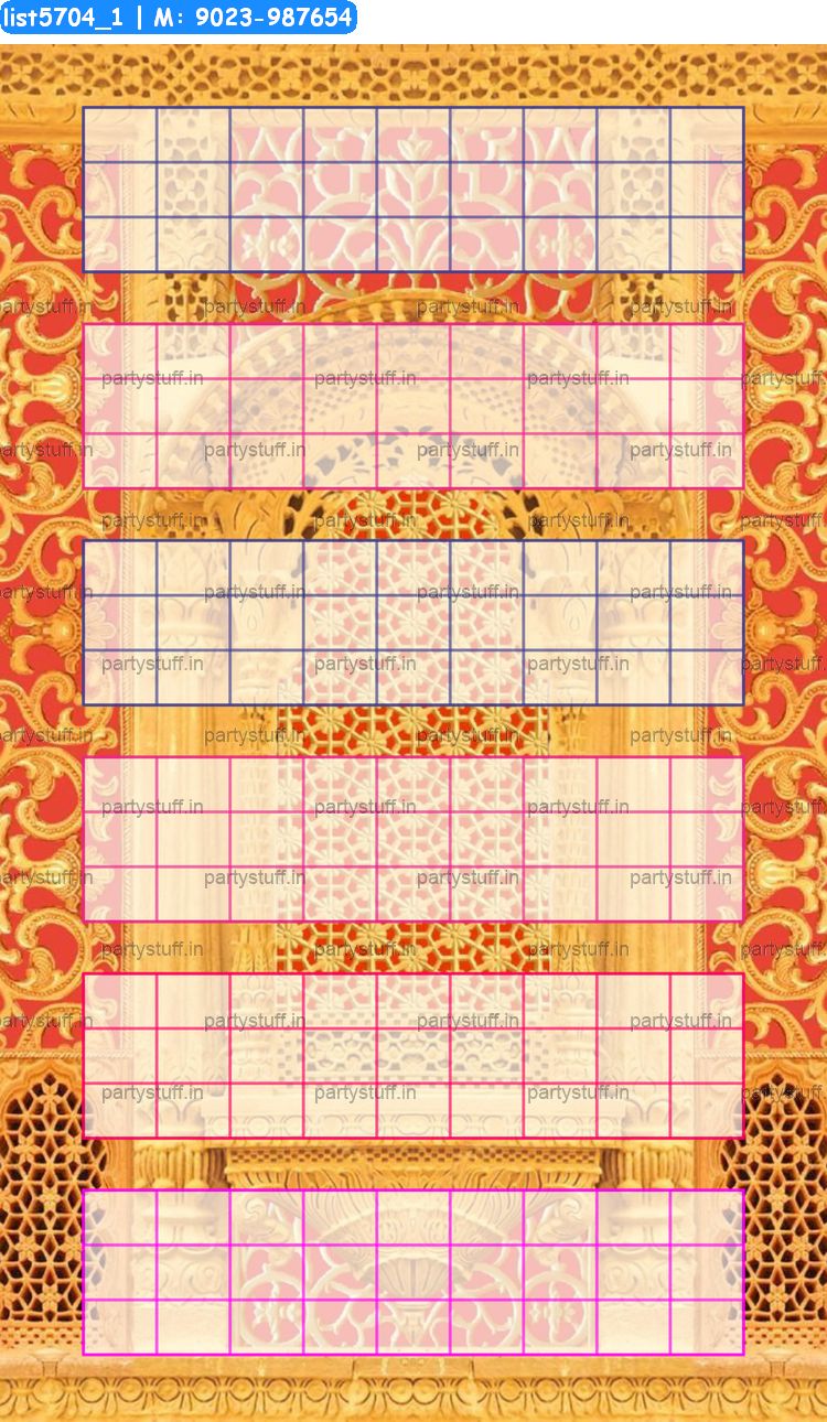 Mughal Hexa Classic grids