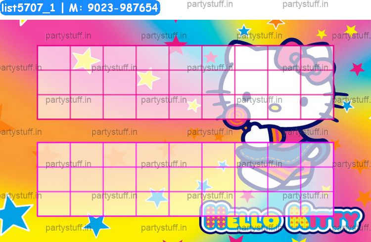 Hello Kitty Duet Classic Grids