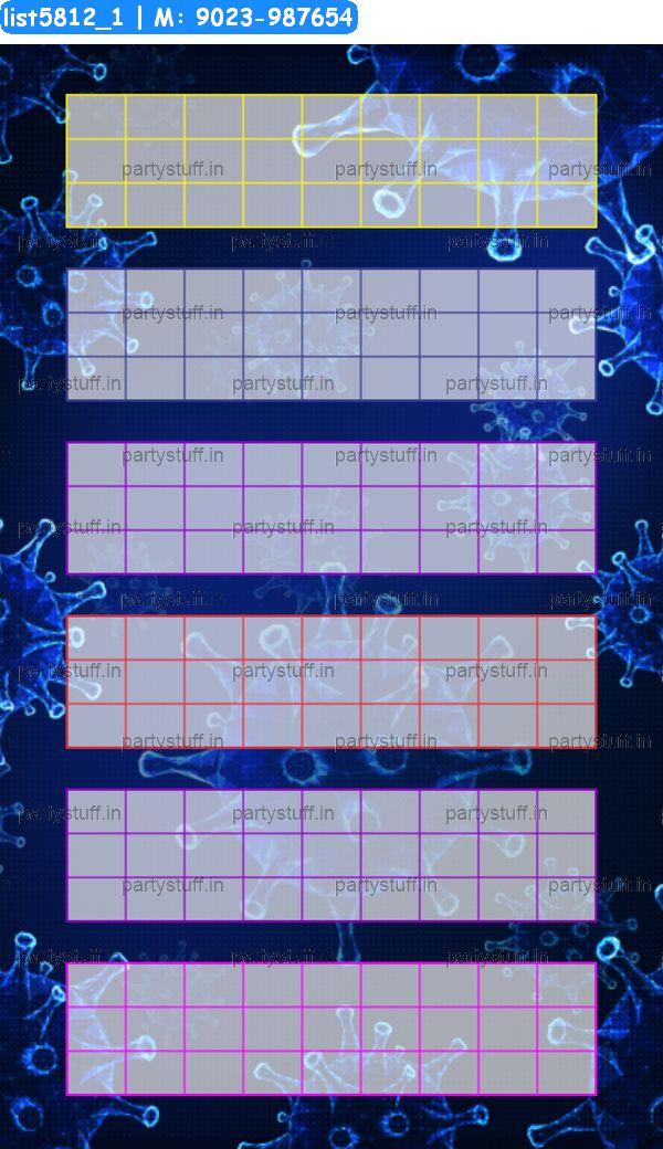 Coronavirus hexa classic grids