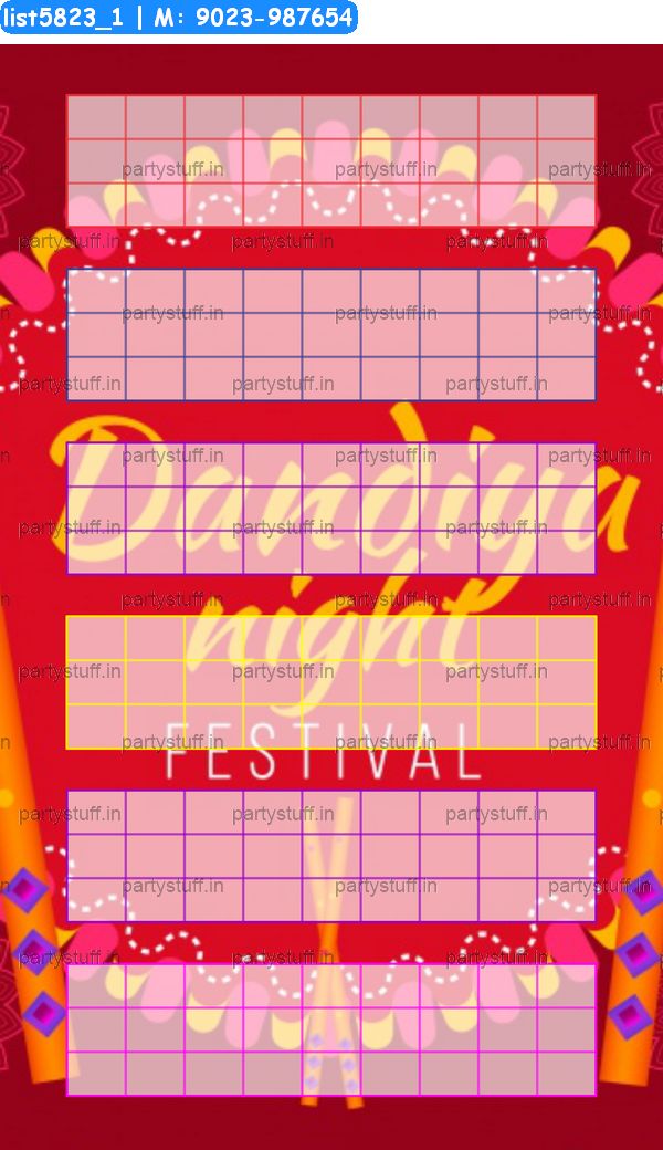 Dandiya night hexa classic grids