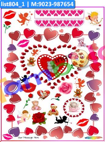 Valentine Items Count 2