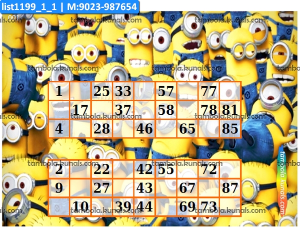 Minion duet classic grids