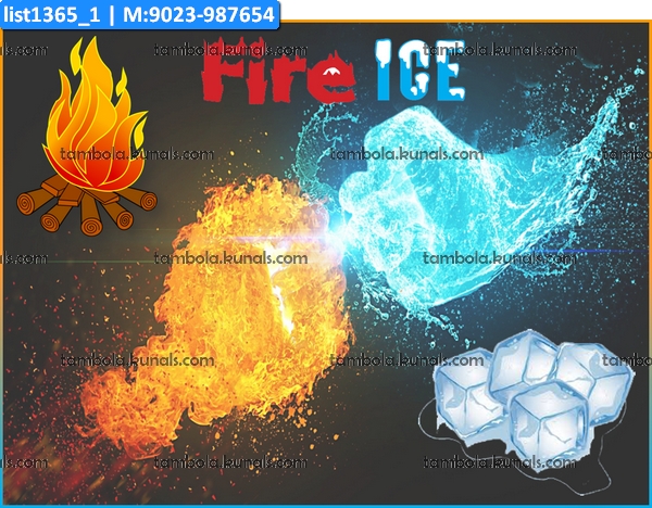 Classic Fire Ice Background kukuba