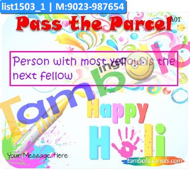 Holi Pass the Parcel