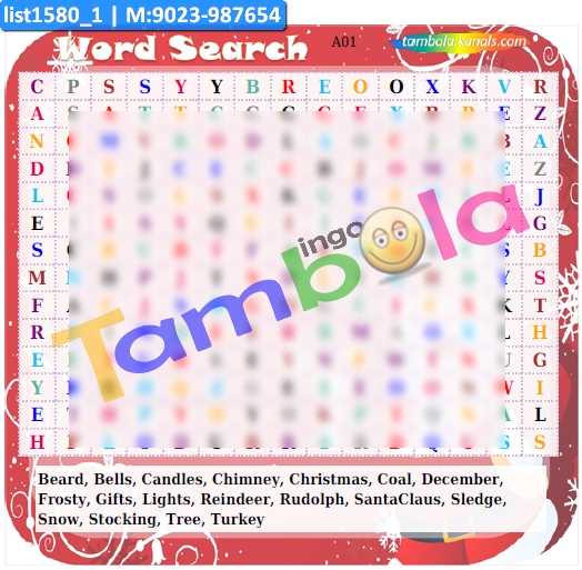 Christmas Word Search