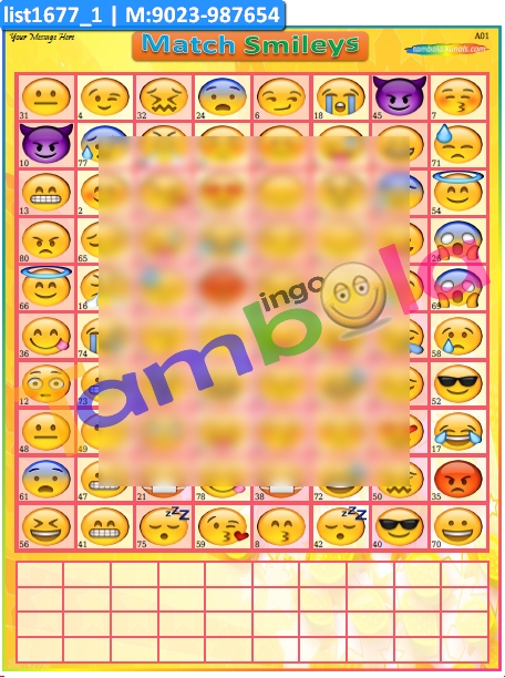 Smiley Calculation Paper Games in Emoji theme