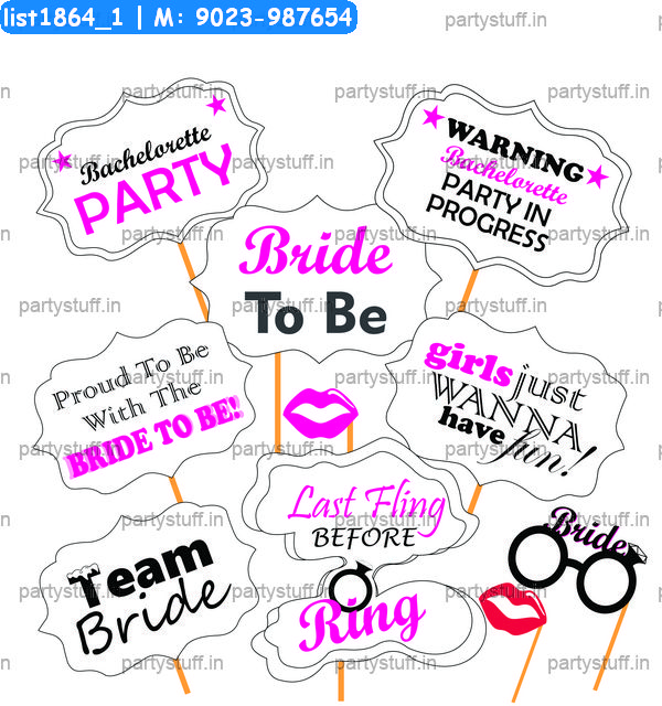 Bachelorette Speech Bubbles 2