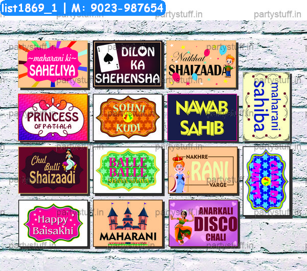 Baisakhi Rectangle Props