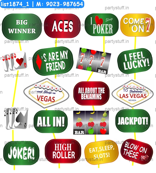 Casino Party Props