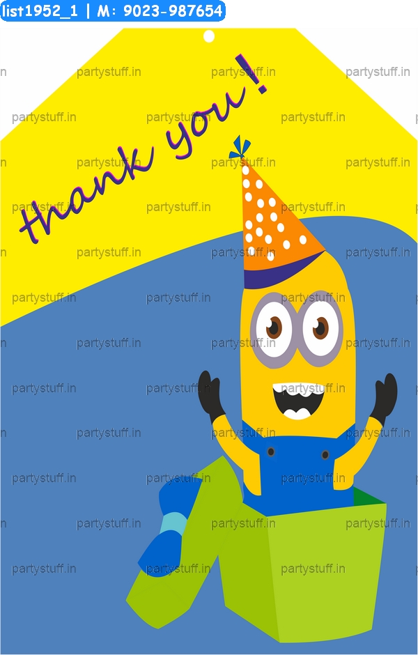 Minion Thankyou Card 2