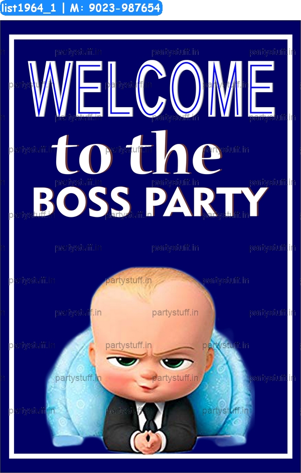 Boss Welcome Card