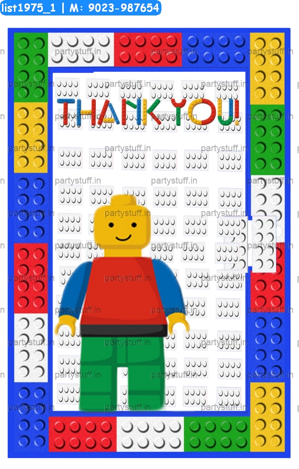 Lego Thankyou Card