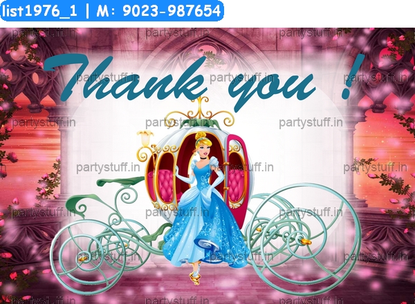 Cindrella Thankyou Card