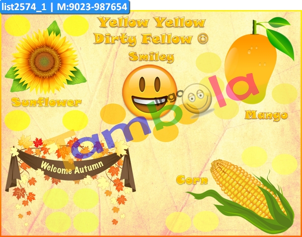 Yellow Colour kukuba 1