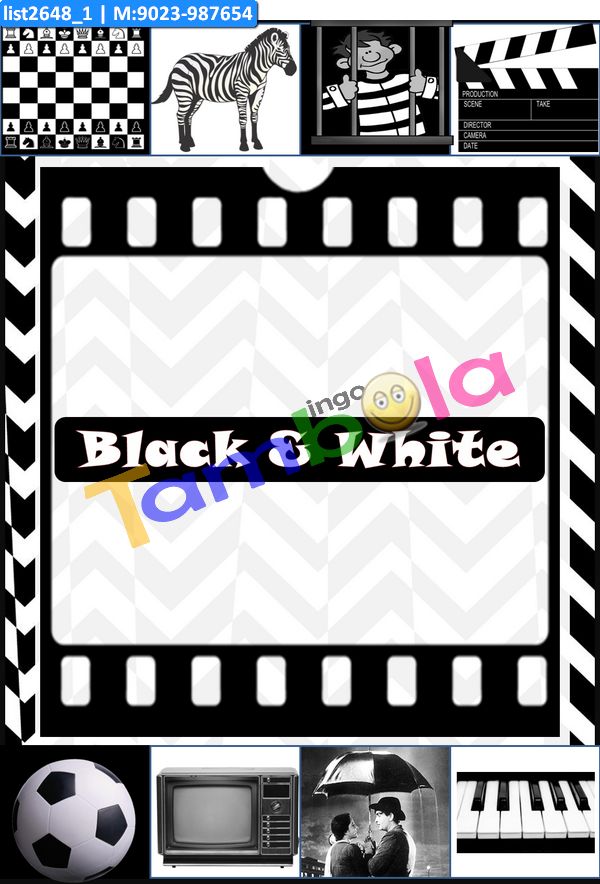 Classic Black White Background kukuba 2