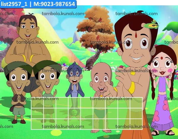 Chhota Bheem Classic Grid kukuba 1