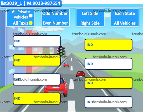 Number Plate Vehicles kukuba 1