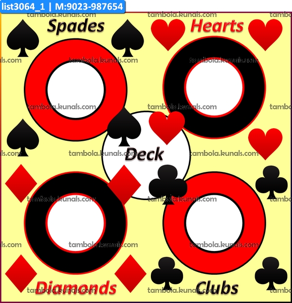 Playing Cards Shared Cue 1