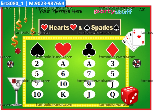 Playing Cards Kukuba 14 Paper Games In Playing Cards Theme