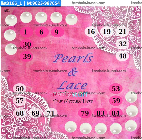 Pearls Lace Pink kukuba