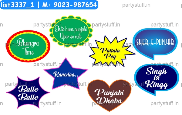 Punjab Speech Bubbles