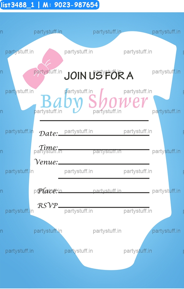 Baby Shower Invitation Card Cards in Baby Shower theme