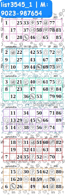 Social Network Hexa Classic Grids