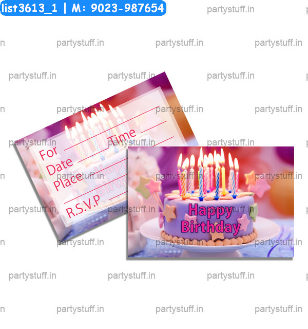 Birthday Invitation Card 5